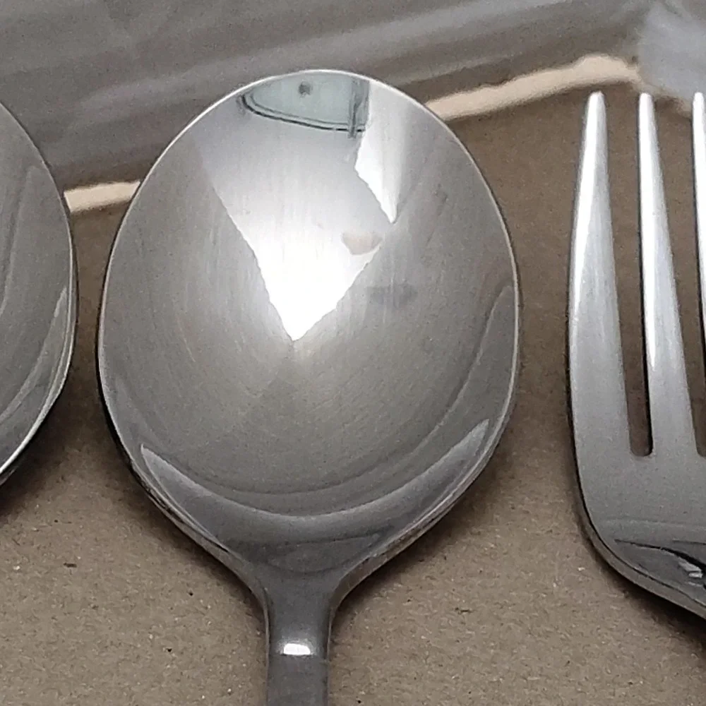 Gourmet Settings GS 18/10 Flatware Stainless Steel Spoons And Fork Lot Of 3